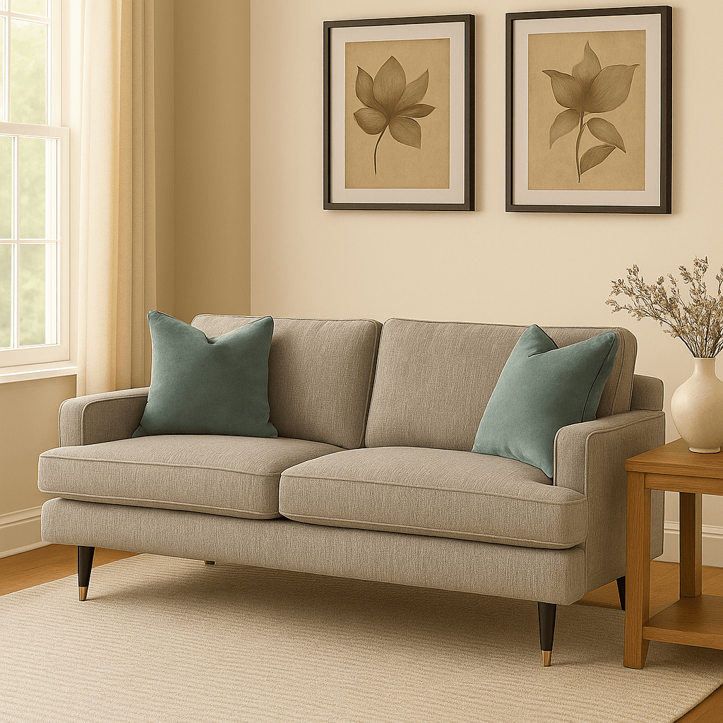 Elif Beige Sofa (221cm) Sofas & Loveseats| Roots Furniture