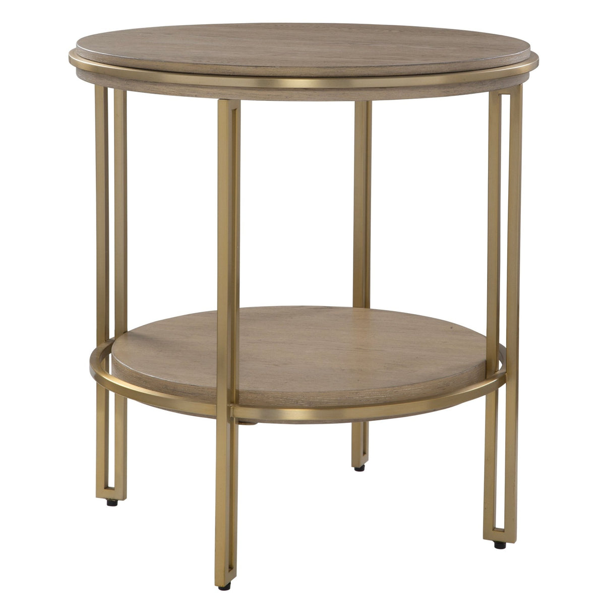 Elise Round Brass Side Table Accent & End Tables| Uttermost