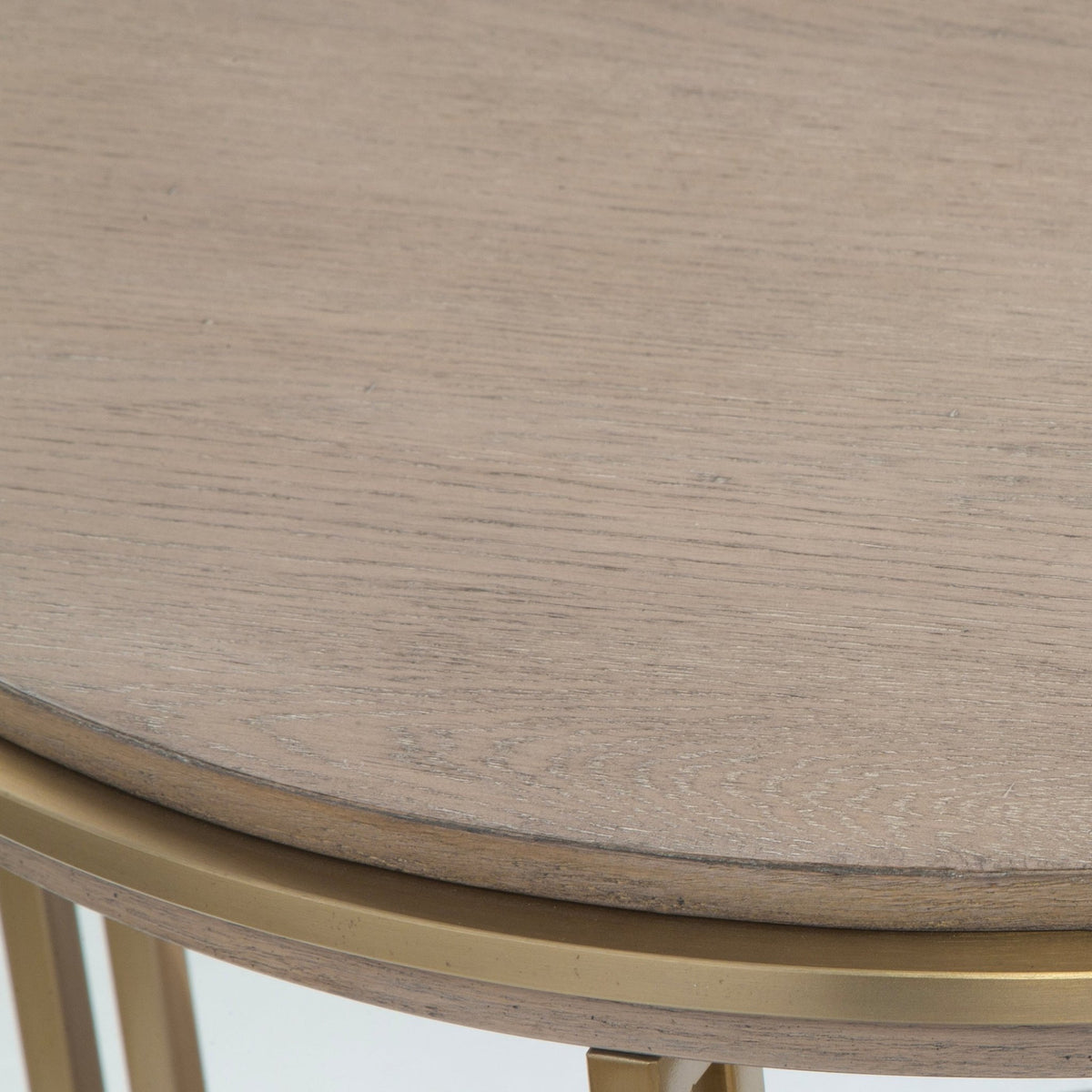 Elise Round Brass Side Table Accent & End Tables| Uttermost