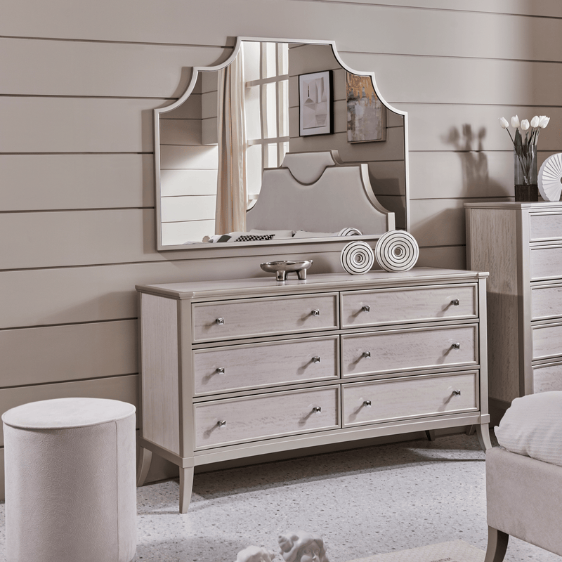 Elisora Brown King Bedroom Set With Two Free Gift GLASS TABLE LAMP - Al Rugaib Furniture