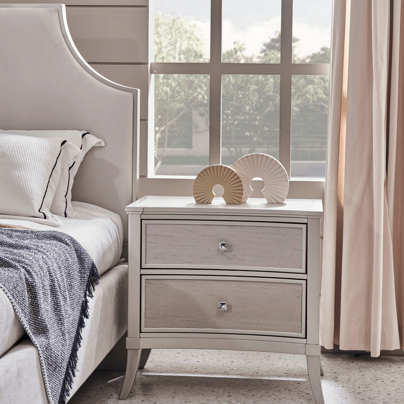 Elisora Brown King Bedroom Set With Two Free Gift GLASS TABLE LAMP - Al Rugaib Furniture