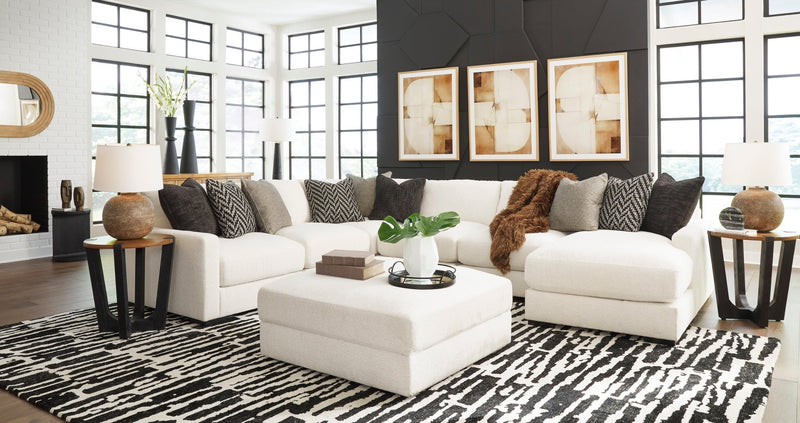 Elissa Court 6 - Piece Sectional with Chaise - Al Rugaib Furniture