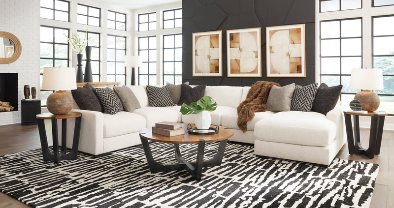 Elissa Court 6 - Piece Sectional with Chaise - Al Rugaib Furniture