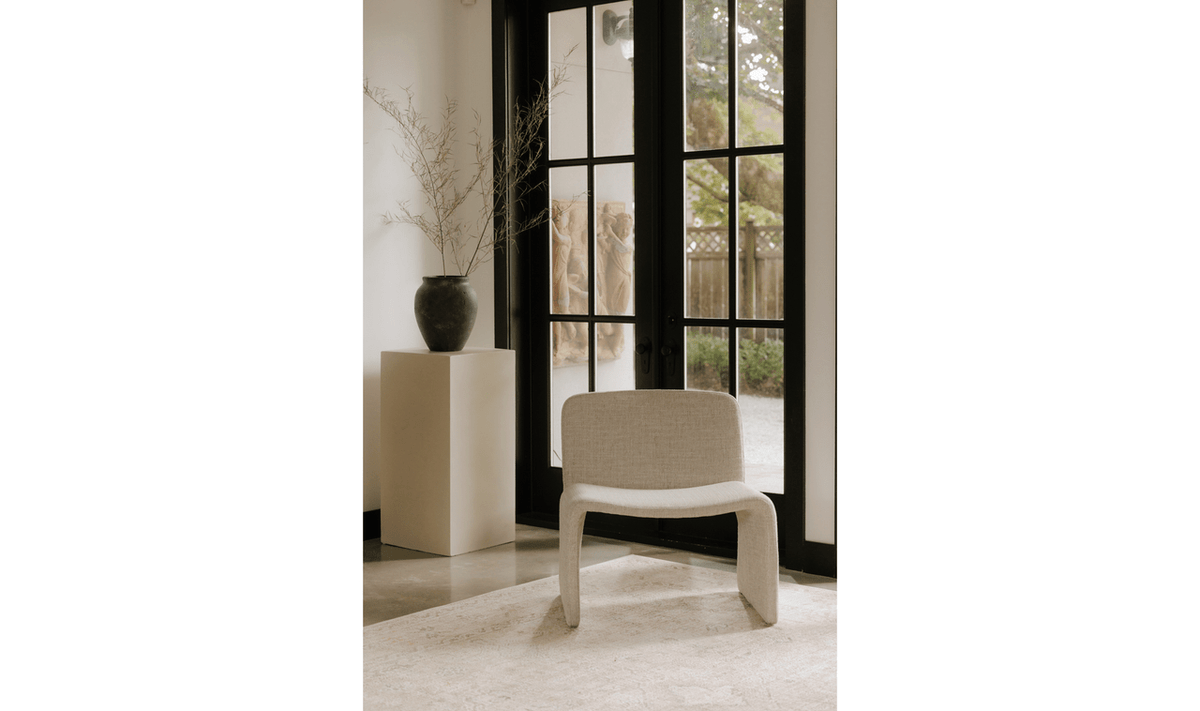 Ella Accent Chair Heather Beige Chairs| Moe's Home