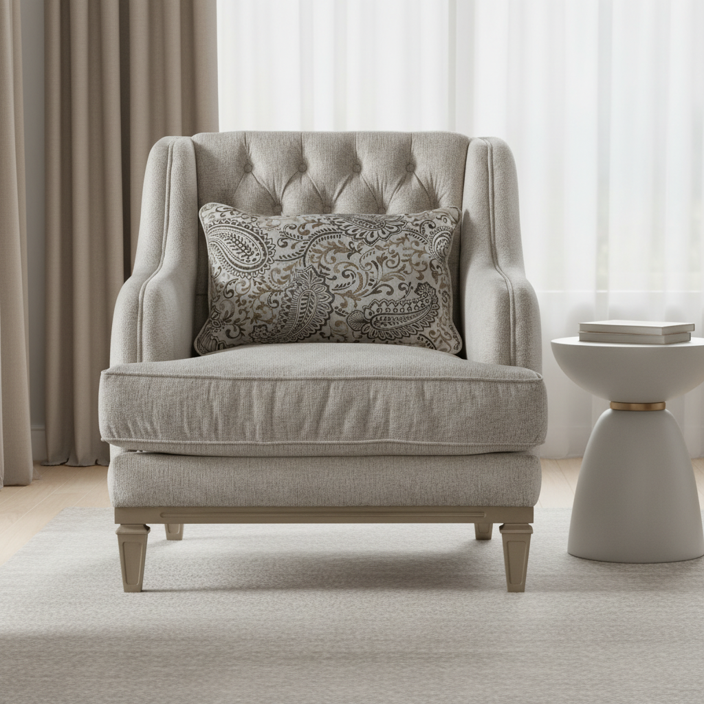 Ella Beige Chair Roots Furniture