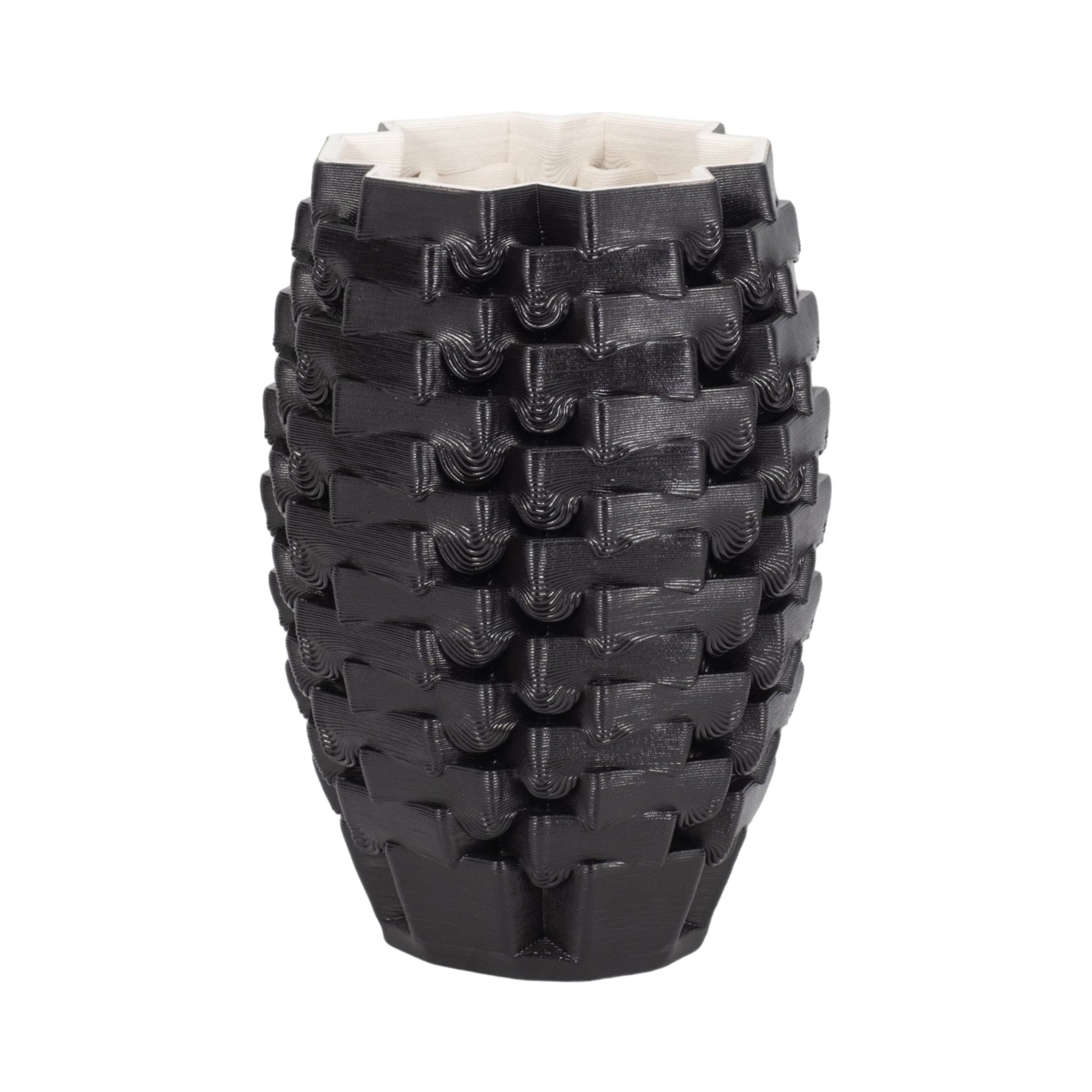 Ellesmere 3d Printed Vase, Black Vases and Jars| Sagebrook Home