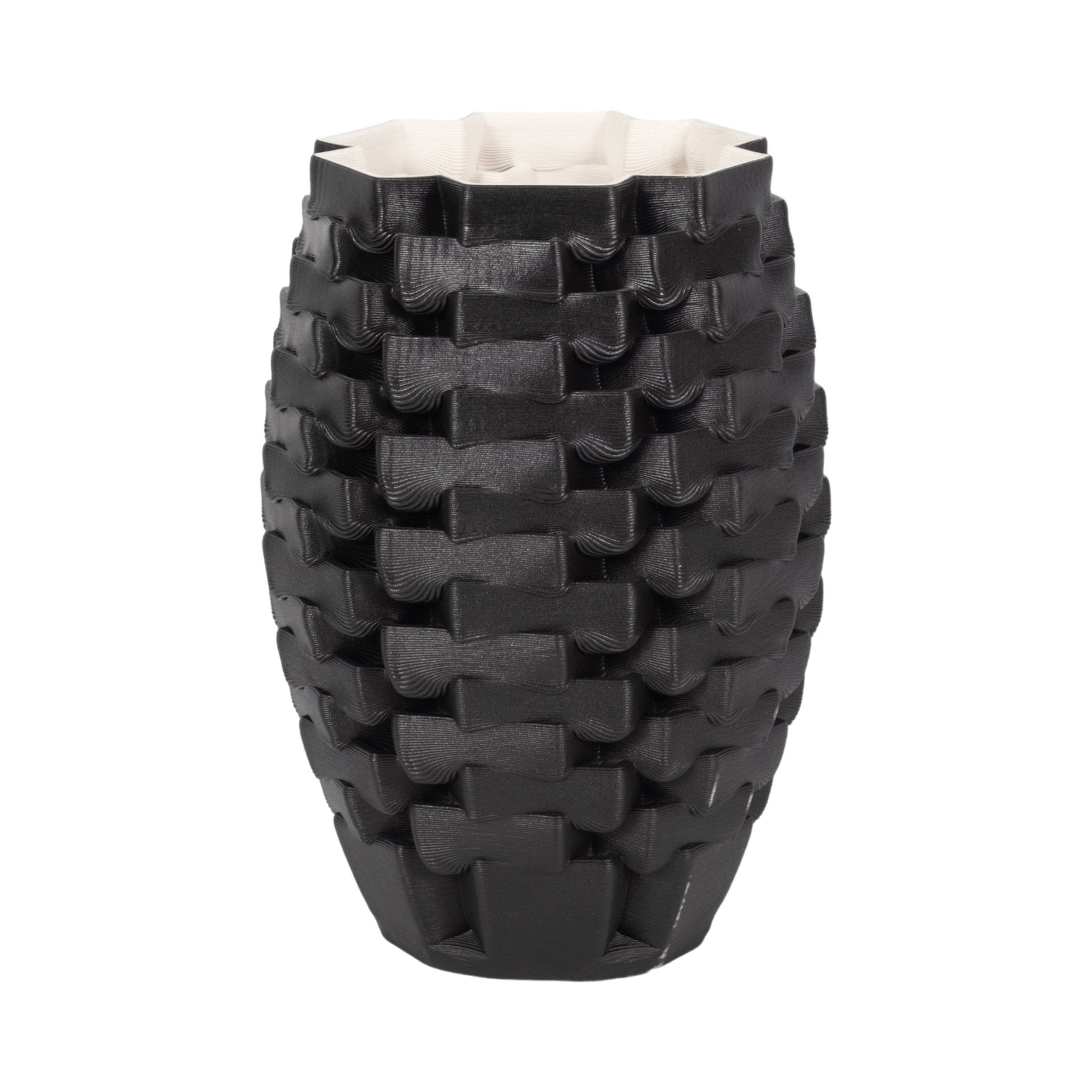 Ellesmere 3d Printed Vase, Black Vases and Jars| Sagebrook Home