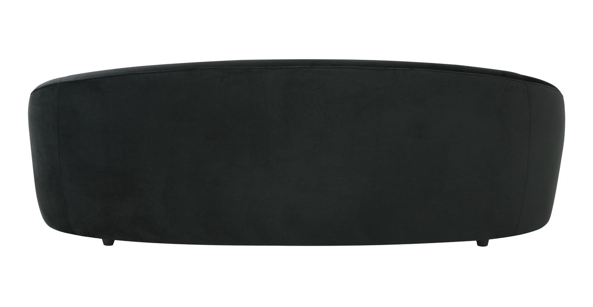 Ellison Black Velvet Sofa Sofas & Loveseats| TOV