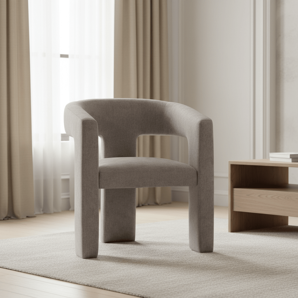 Elo Chair Soft Grey Chairs| Moe's Home