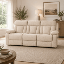 Eloria Beige 3 Seater Motion Sofa