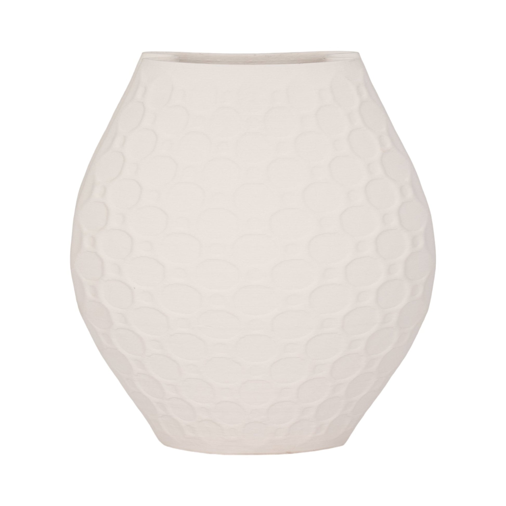 ELPHANTINE 3D PRINTED VASE, IVORY/BEIGE Vases and Jars| Sagebrook Home