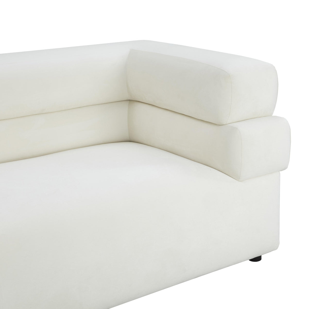 Elsa Cream Velvet Sofa Sofas & Loveseats| TOV