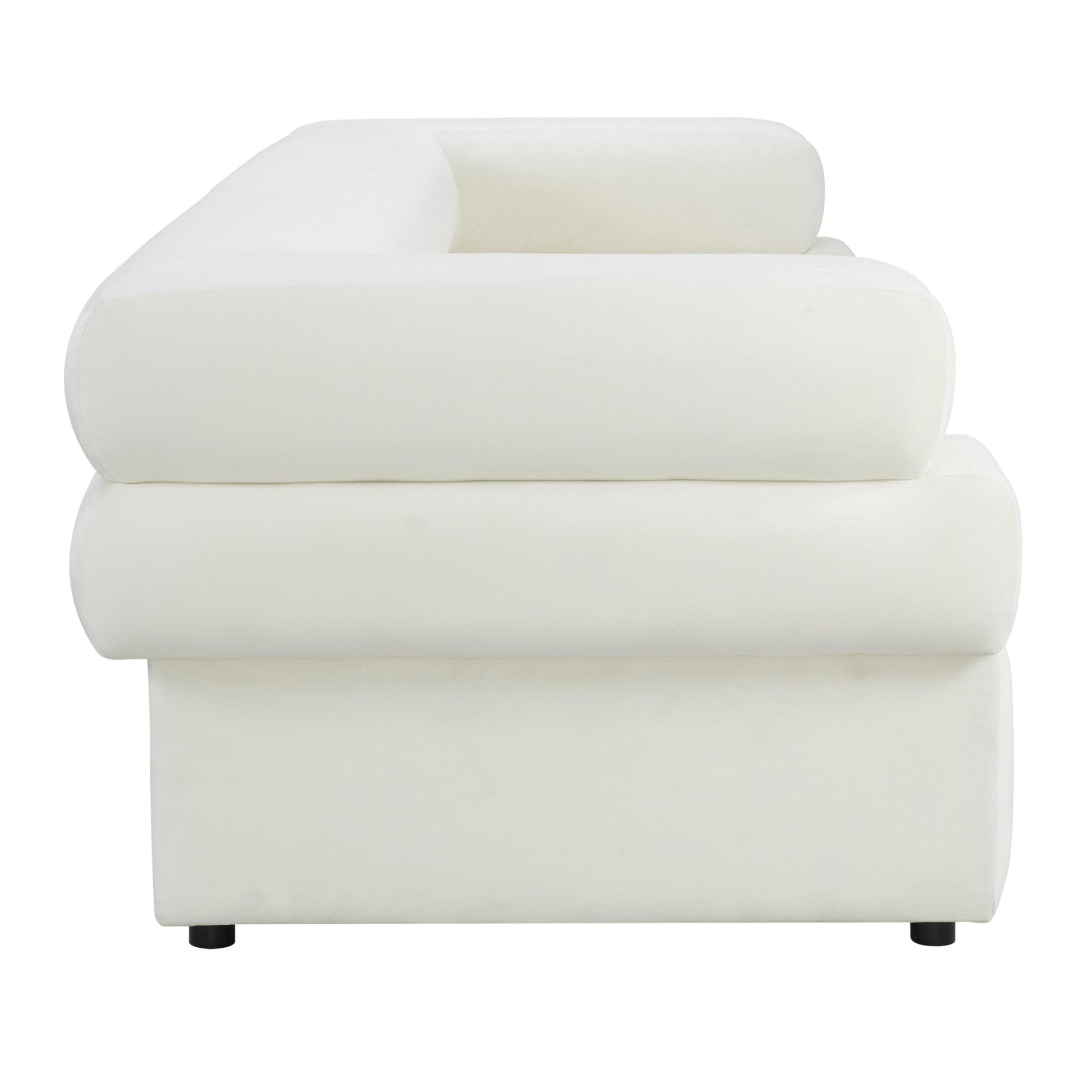 Elsa Cream Velvet Sofa Sofas & Loveseats| TOV