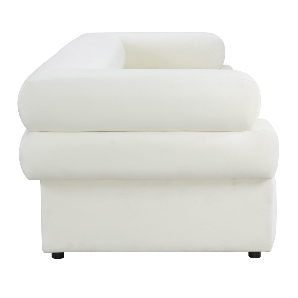Elsa Cream Velvet Sofa Sofas & Loveseats| TOV