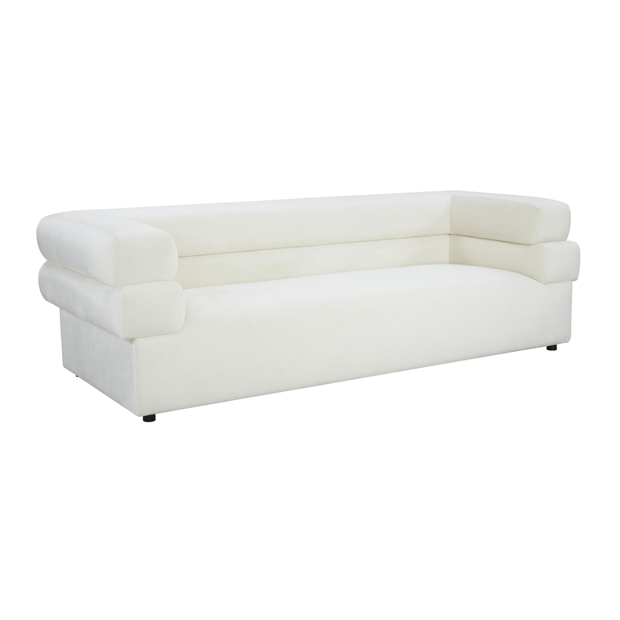 Elsa Cream Velvet Sofa Sofas & Loveseats| TOV