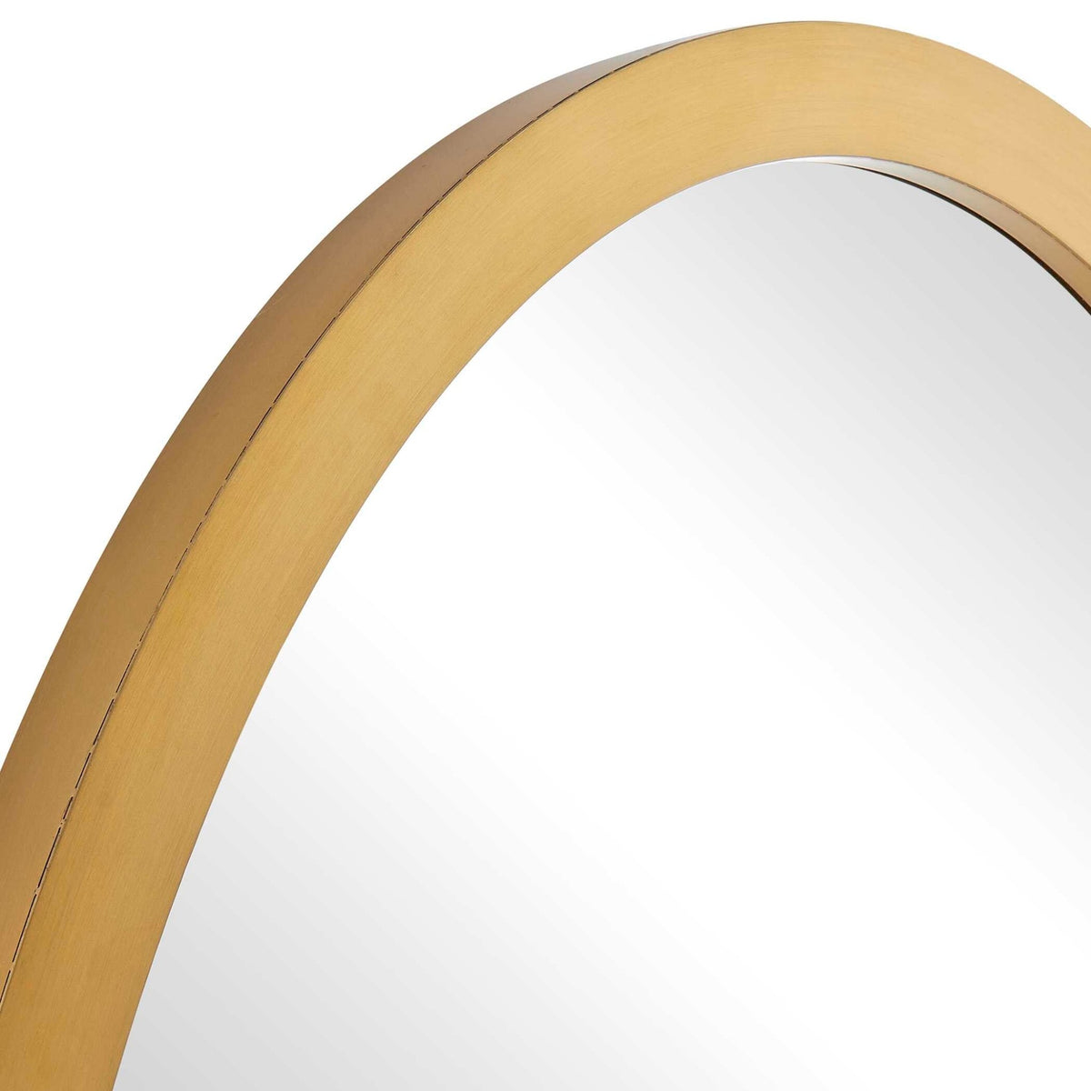 Elstree Antique Brass Oval Mirror Mirrors| Uttermost