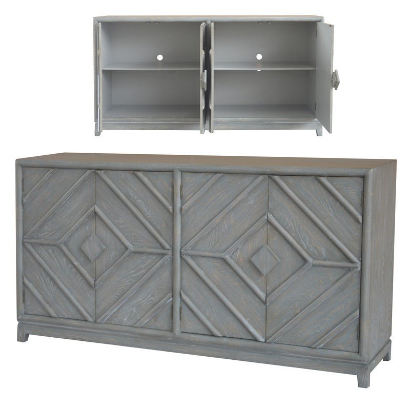 Emerson Diamond Grey Oak Sideboard Consoles & Sideboards| Crestview
