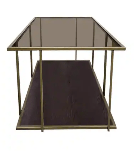 Emma Cream Ash & Glass Coffee Table Coffee Tables| TOV