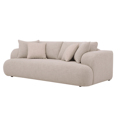 Emma Grey 3 Seater Sofa (232cm) - Al Rugaib Furniture
