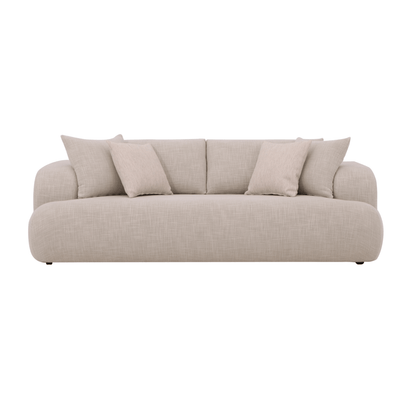 Emma Grey 3 Seater Sofa (232cm) - Al Rugaib Furniture