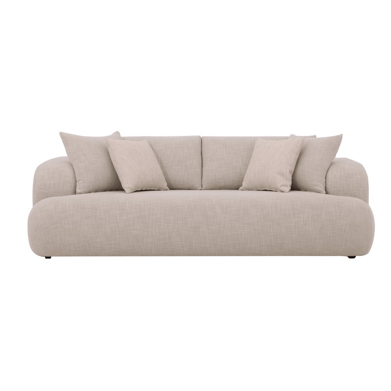 Emma Grey 3 Seater Sofa (232cm) - Al Rugaib Furniture
