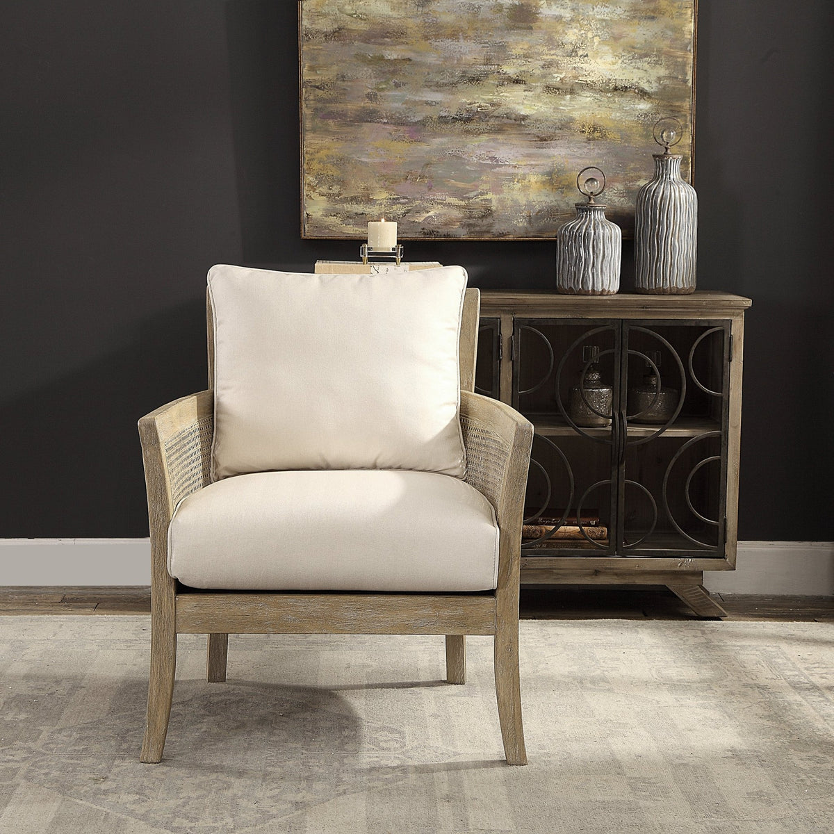 Encore Armchair, Natural Chairs| Uttermost