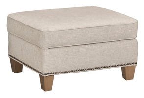 English Arm Ottoman - Al Rugaib Furniture