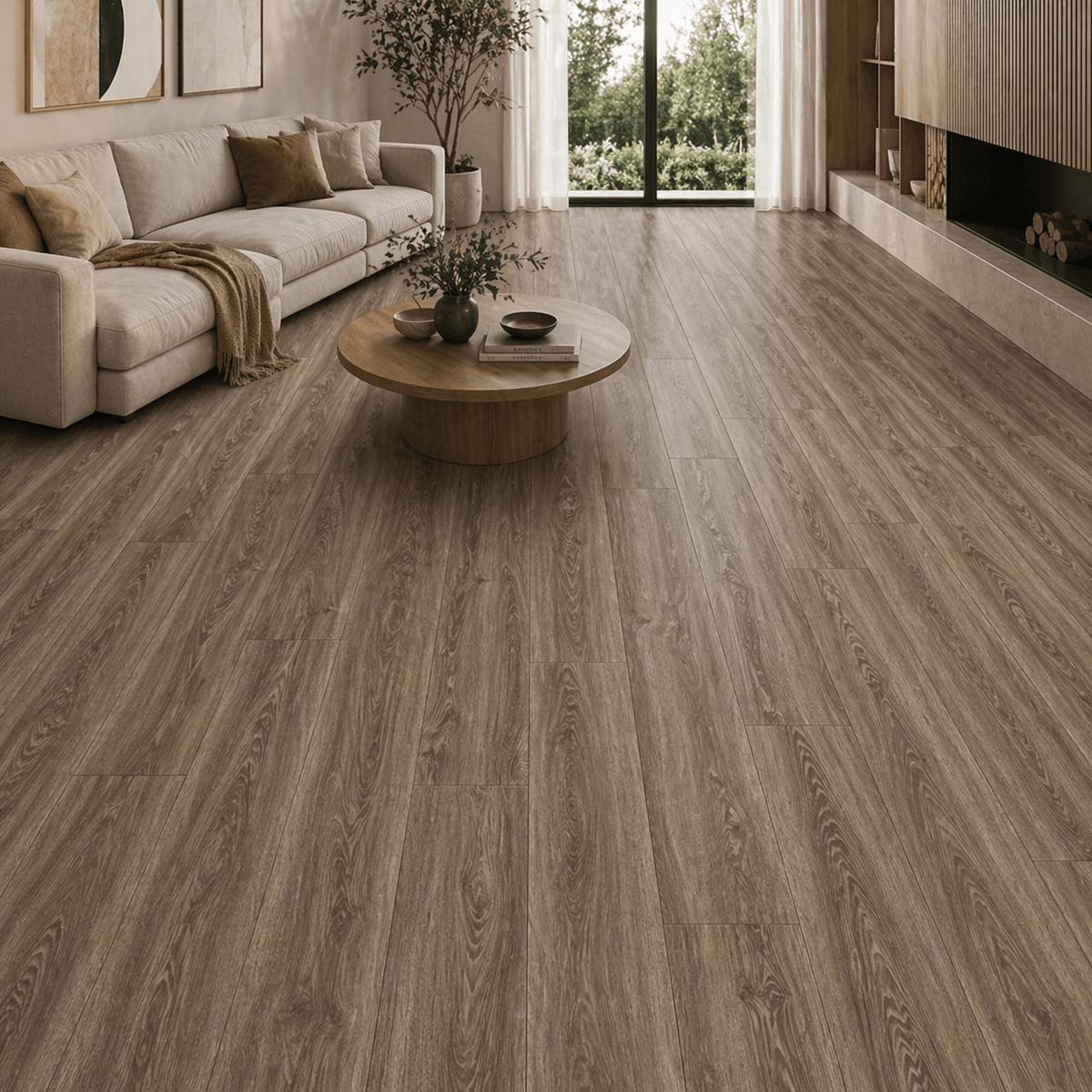 English Oak Brown Glue down Carpet Tile Box-0 Tiles Per Box Tiles| Tarkett