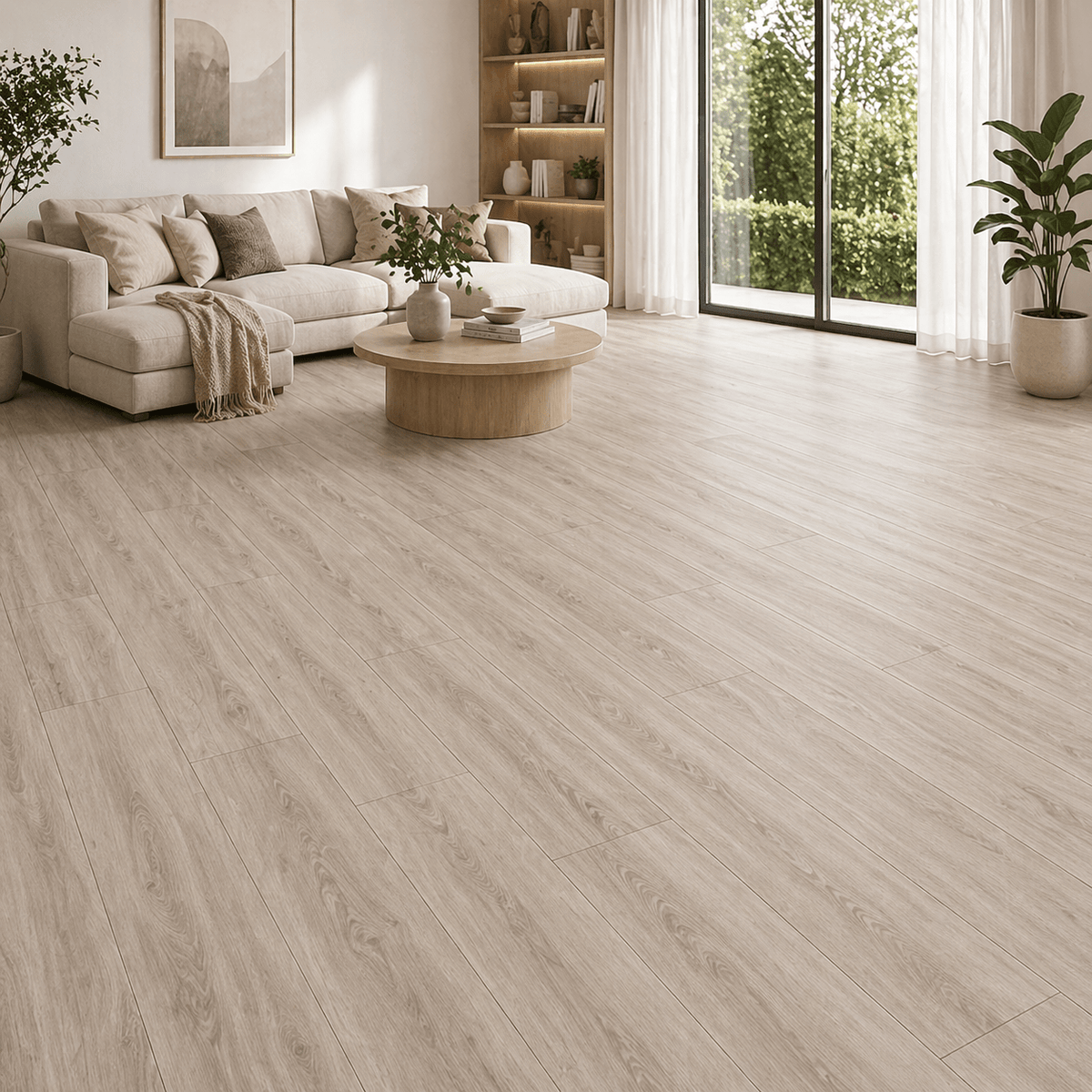 English Oak Grey Beige Glue down Carpet Tile Box-0 Tiles Per Tiles| Tarkett
