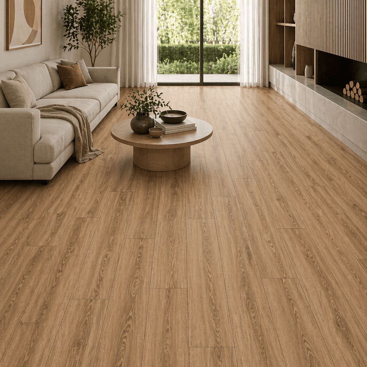 English Oak Natural Glue down Carpet Tile Box-0 Tiles Per Bo Tiles| Tarkett