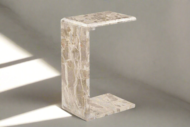 Enid MARBLE C TABLE Beige - Al Rugaib Furniture