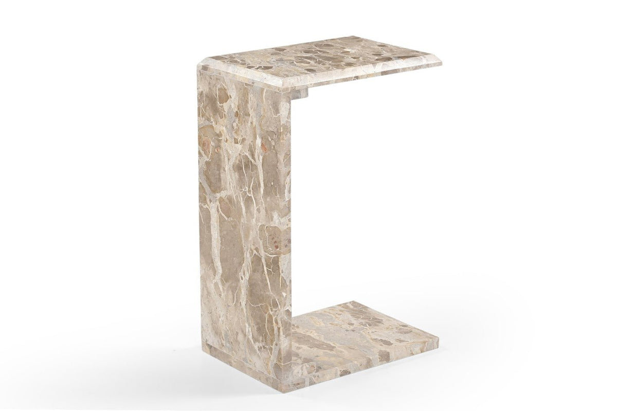 Enid MARBLE C TABLE Beige Accent & End Tables| Roots Furniture