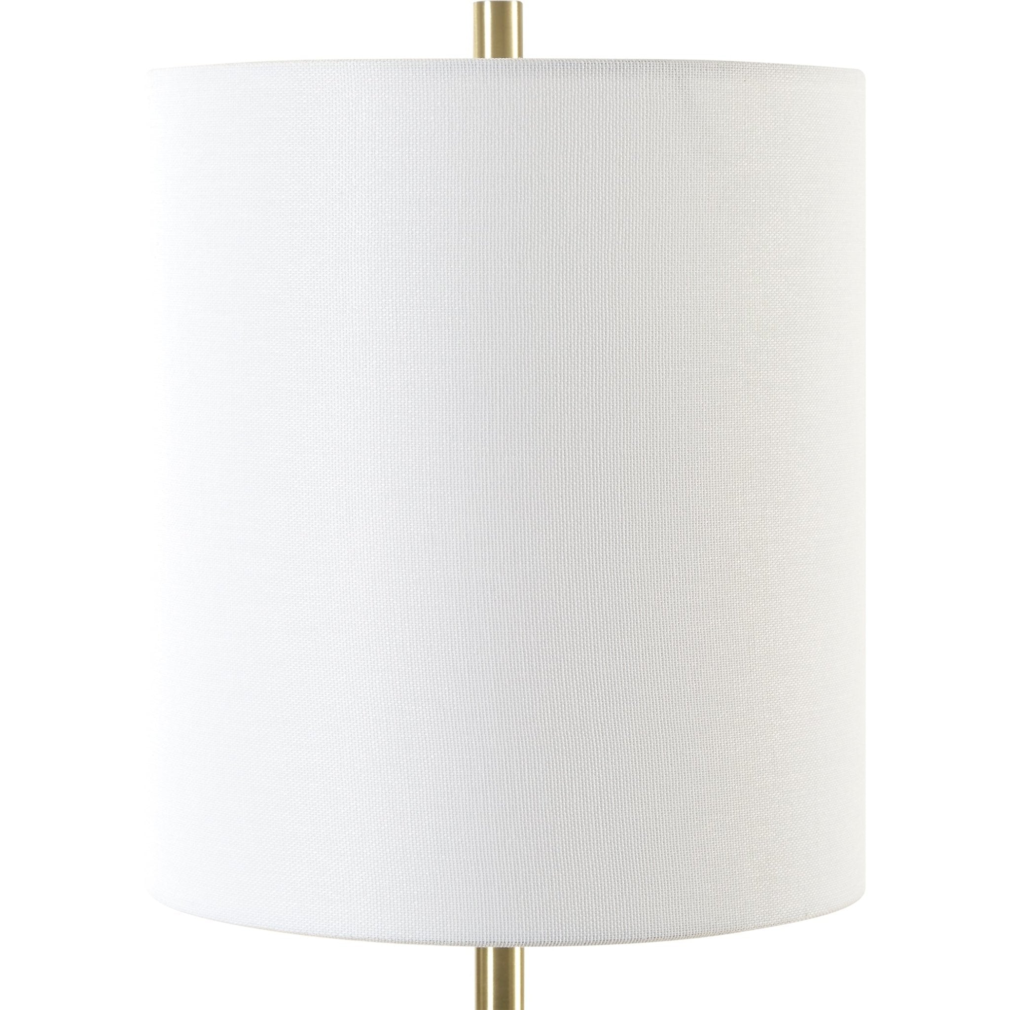 Enigma Teal Blue Glass Buffet Lamp Floor lamps| Uttermost