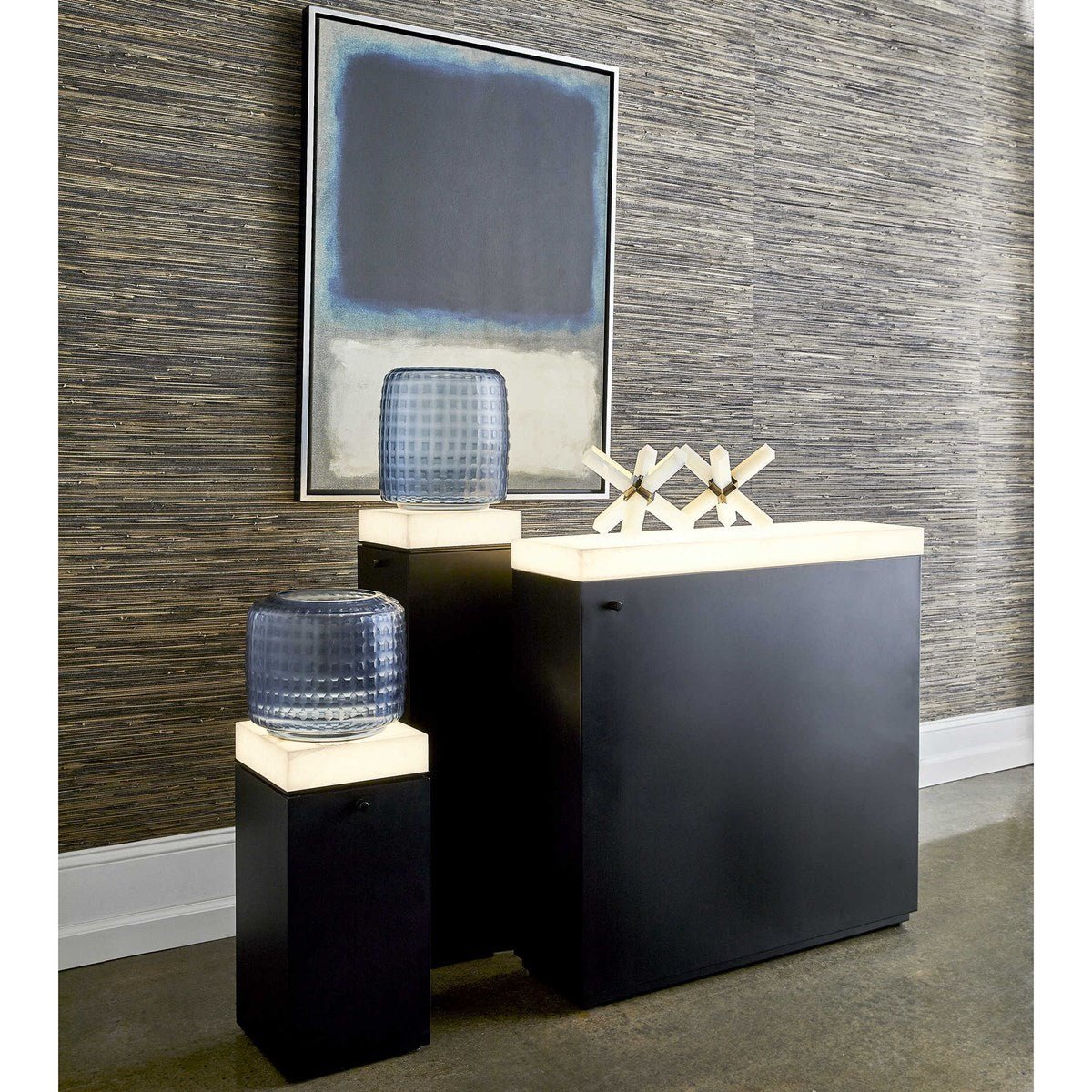 Enlighten Console Table - Black Table Decors| Uttermost