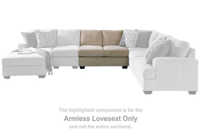 Enola ARMLESS LOVESEAT - Al Rugaib Furniture