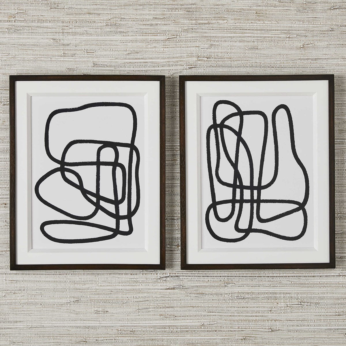 Entangle Framed Prints, S/2 Wall Art| Uttermost