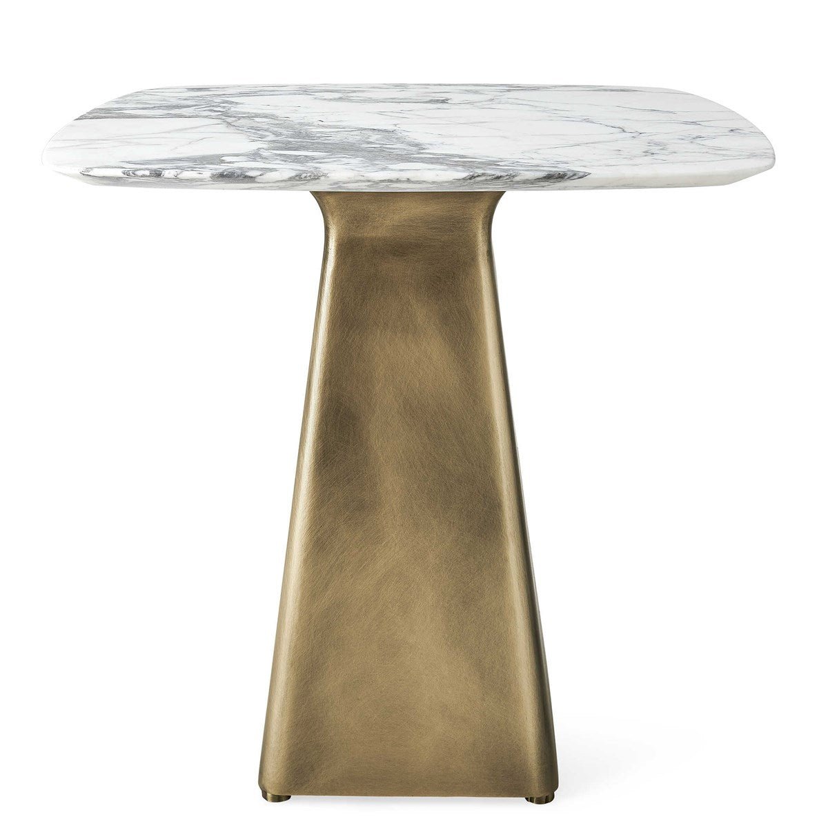Equilateral Side Table - Marble/Brass Accent & End Tables| Uttermost