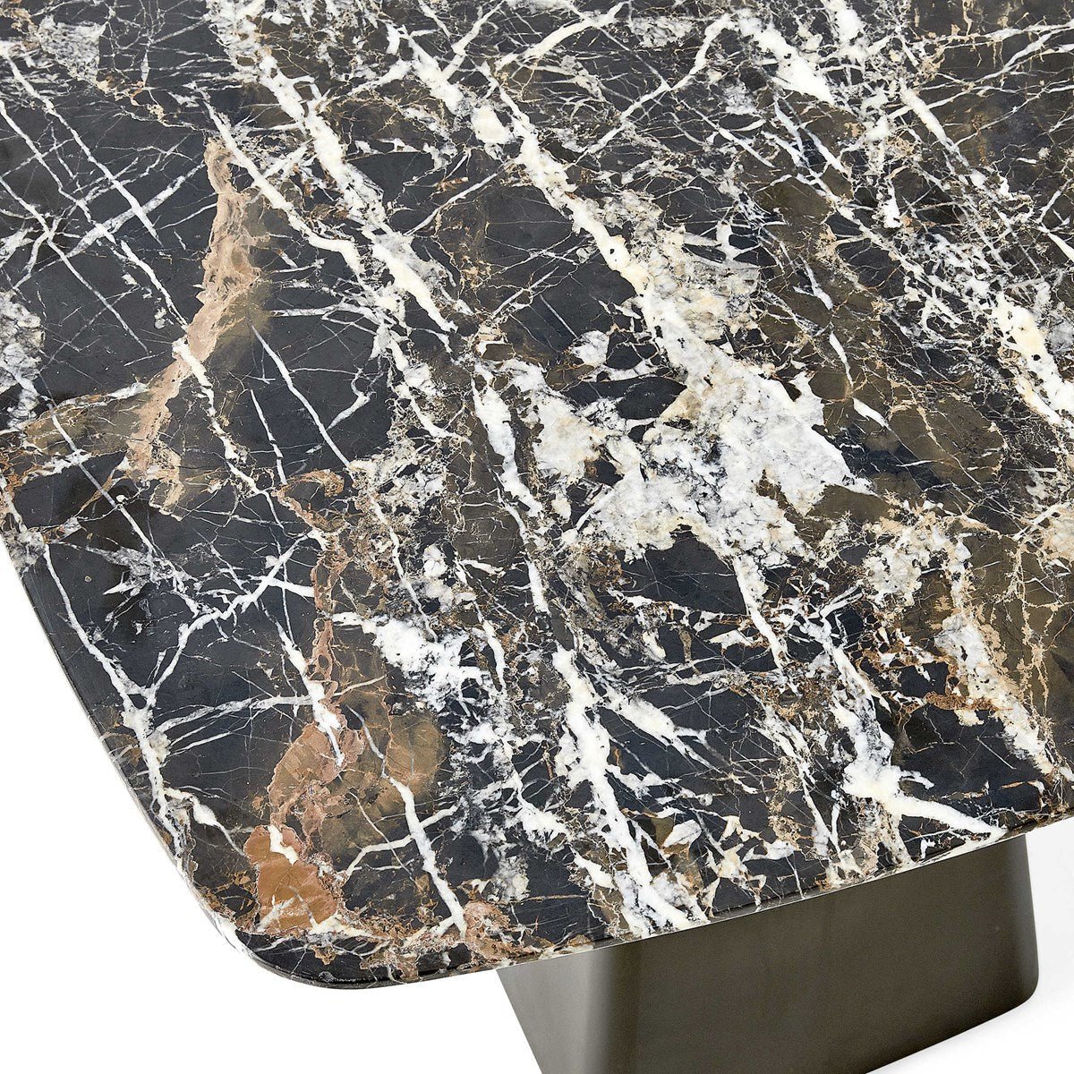Equilateral Side Table - Marble/Bronze Accent & End Tables| Uttermost
