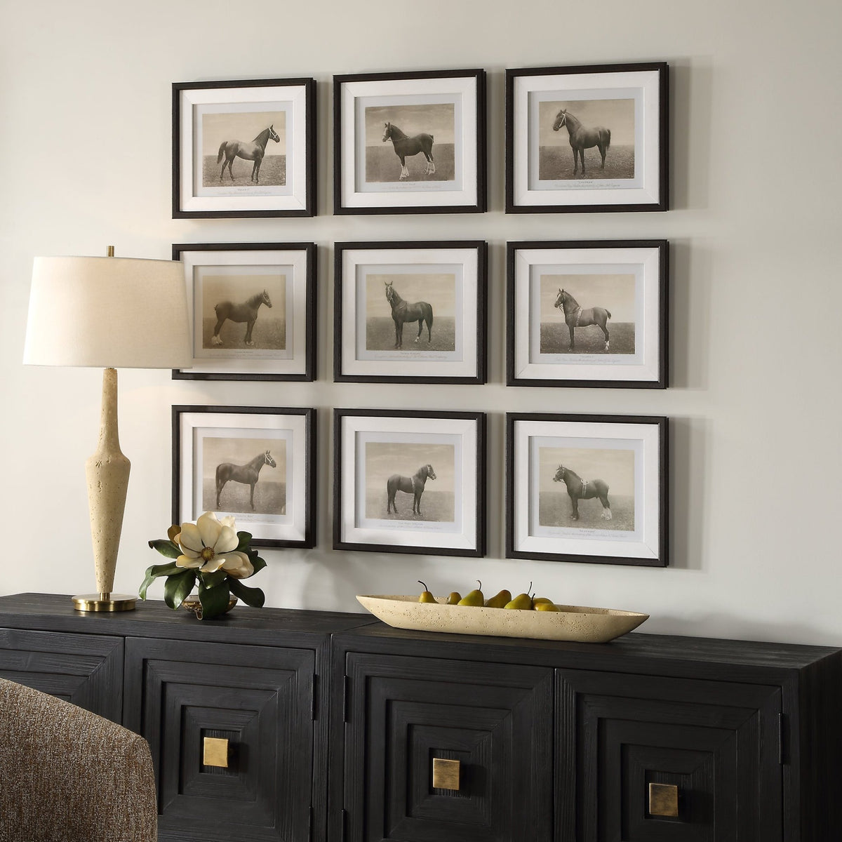 Equine Dynasty Framed Prints, S/9 Paintings & Pictures| Uttermost