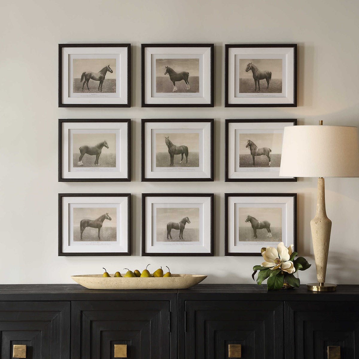 Equine Dynasty Framed Prints, S/9 Paintings & Pictures| Uttermost