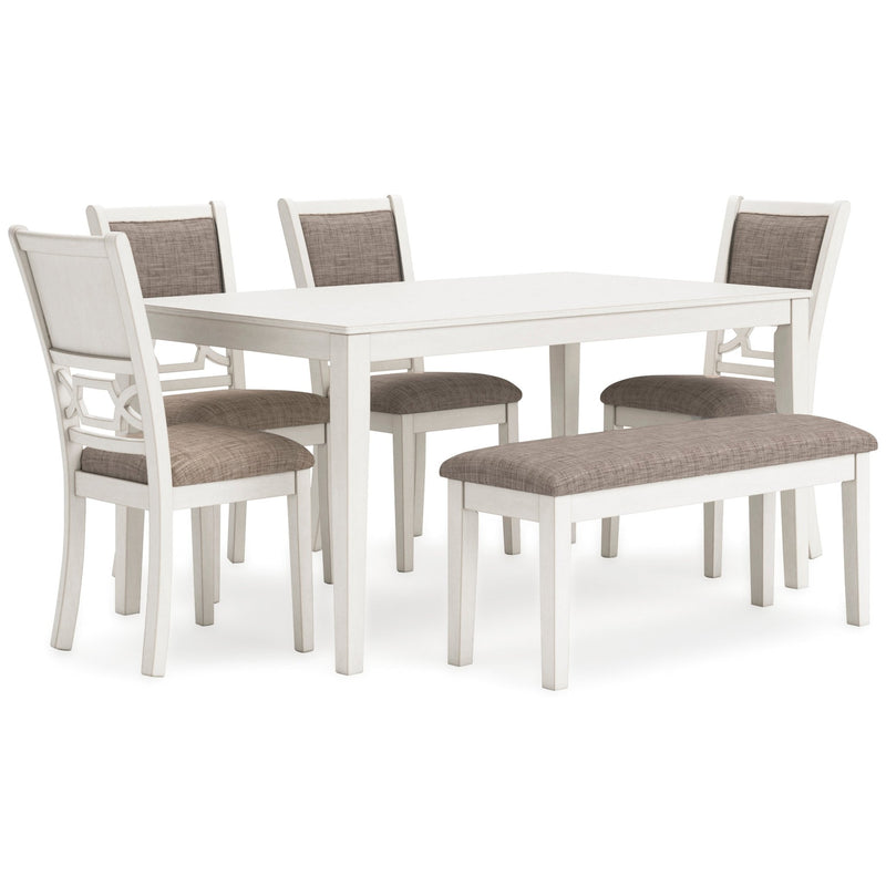 Erinberg Dining Room Table Set (6/CN) - Al Rugaib Furniture