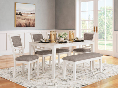 Erinberg Dining Room Table Set (6/CN) - Al Rugaib Furniture