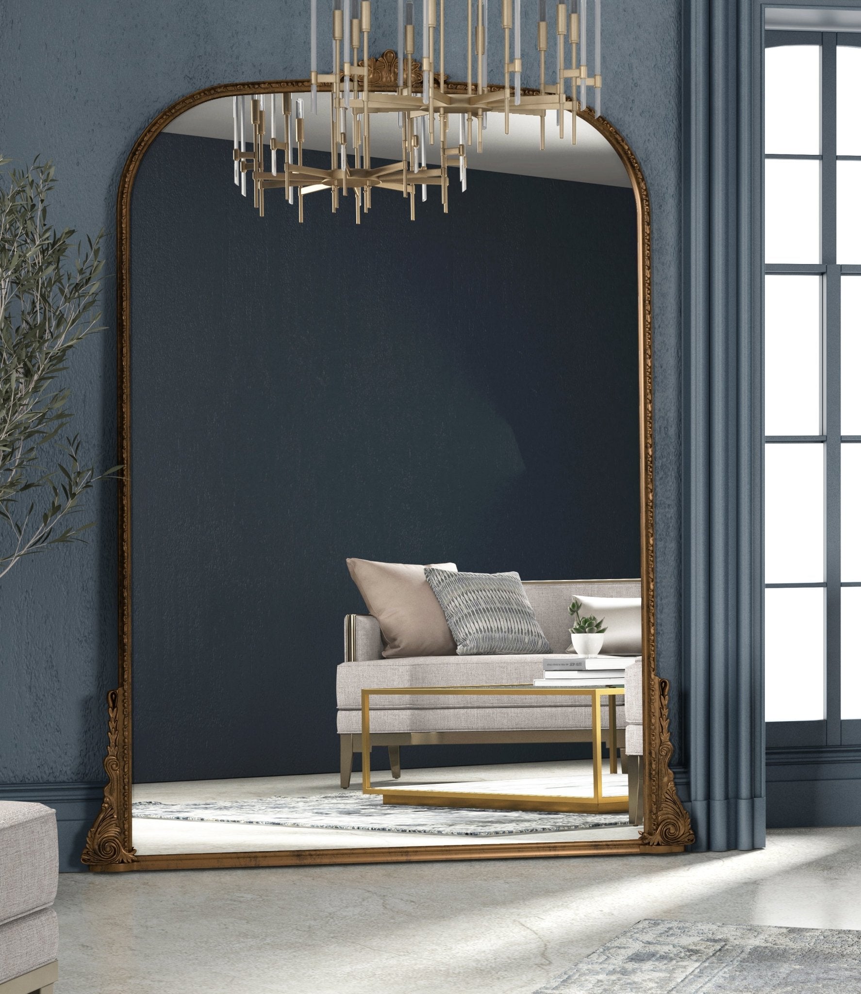 Erised 32" Black Mirror Mirrors| Roots Furniture