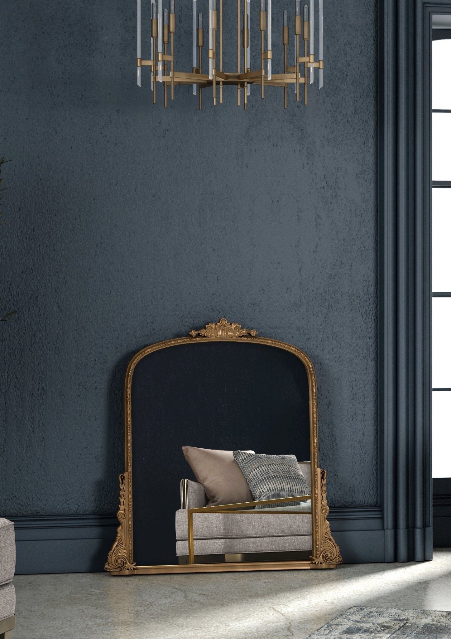 Erised 32" Black Mirror Mirrors| Roots Furniture