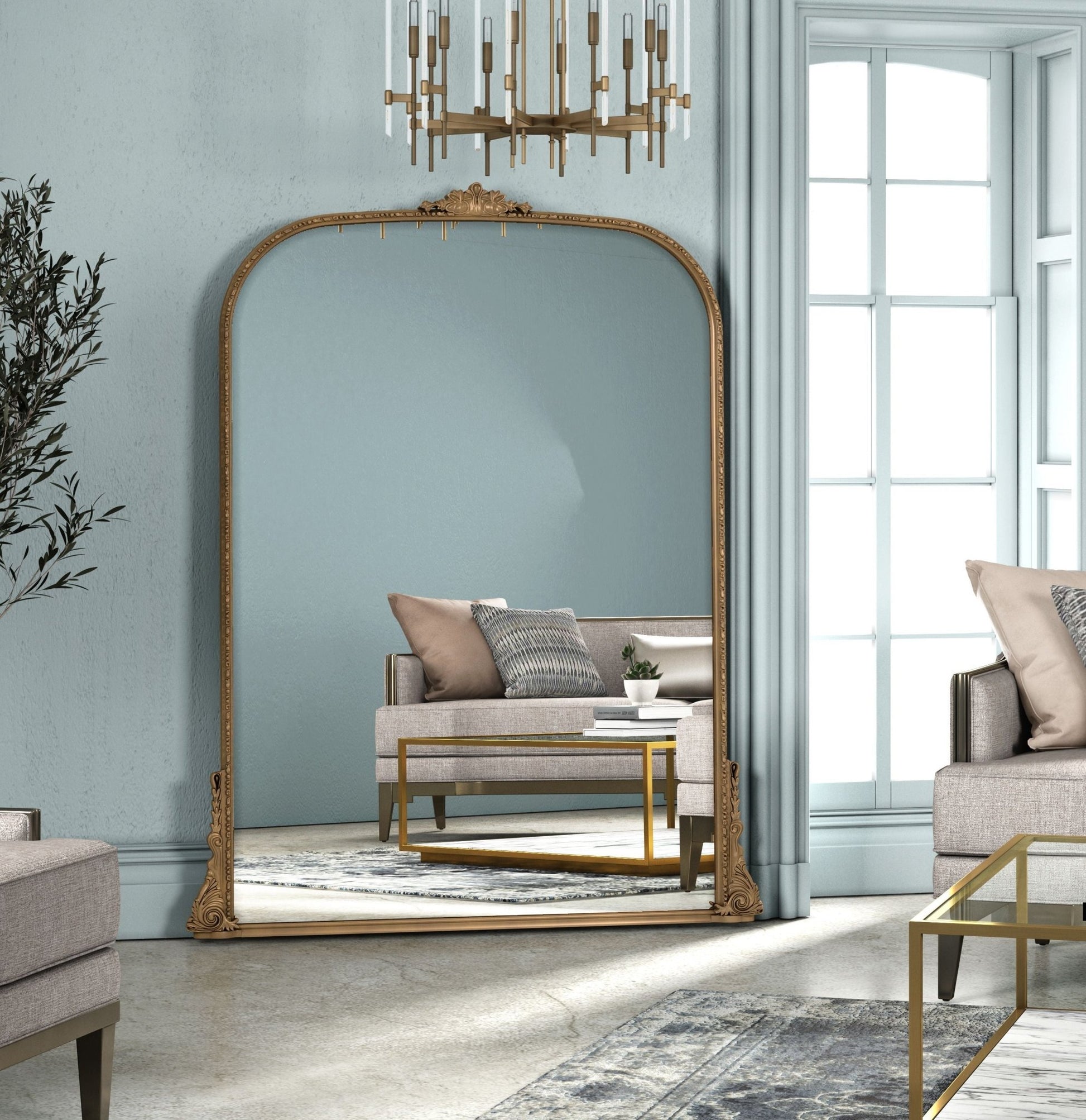 Erised 32" Black Mirror Mirrors| Roots Furniture