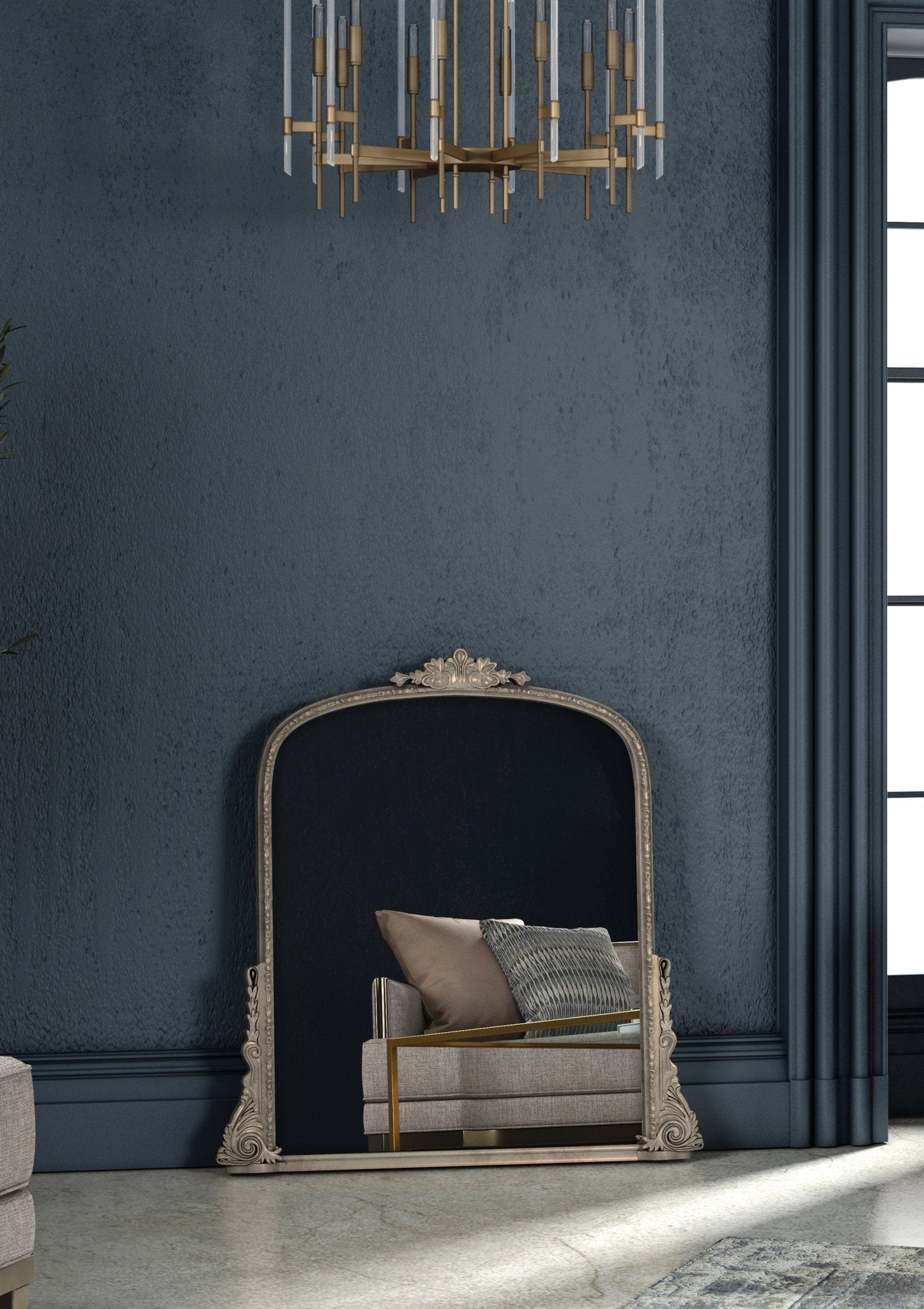 Erised 32" Black Mirror Mirrors| Roots Furniture
