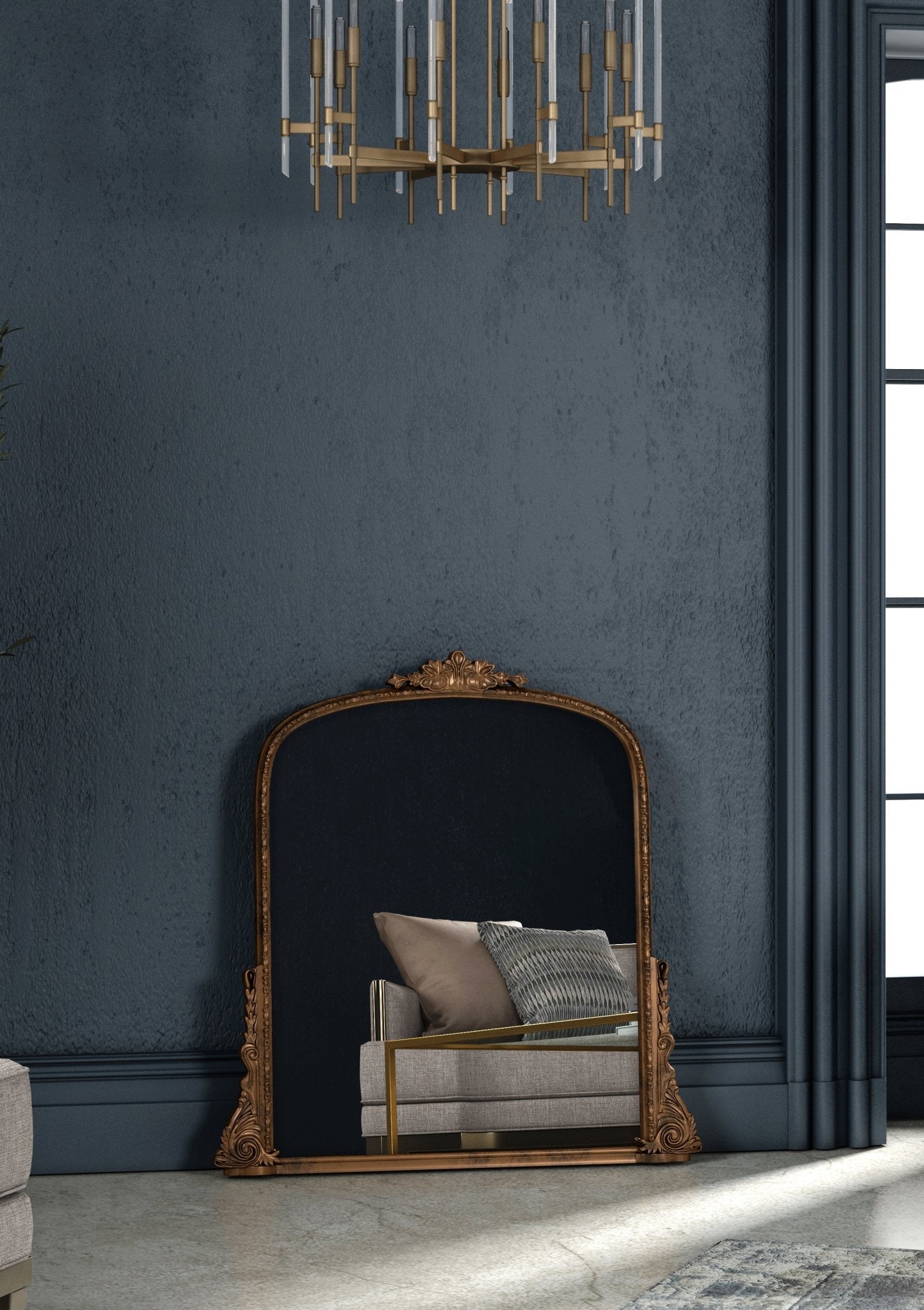 Erised 32" Black Mirror Mirrors| Roots Furniture