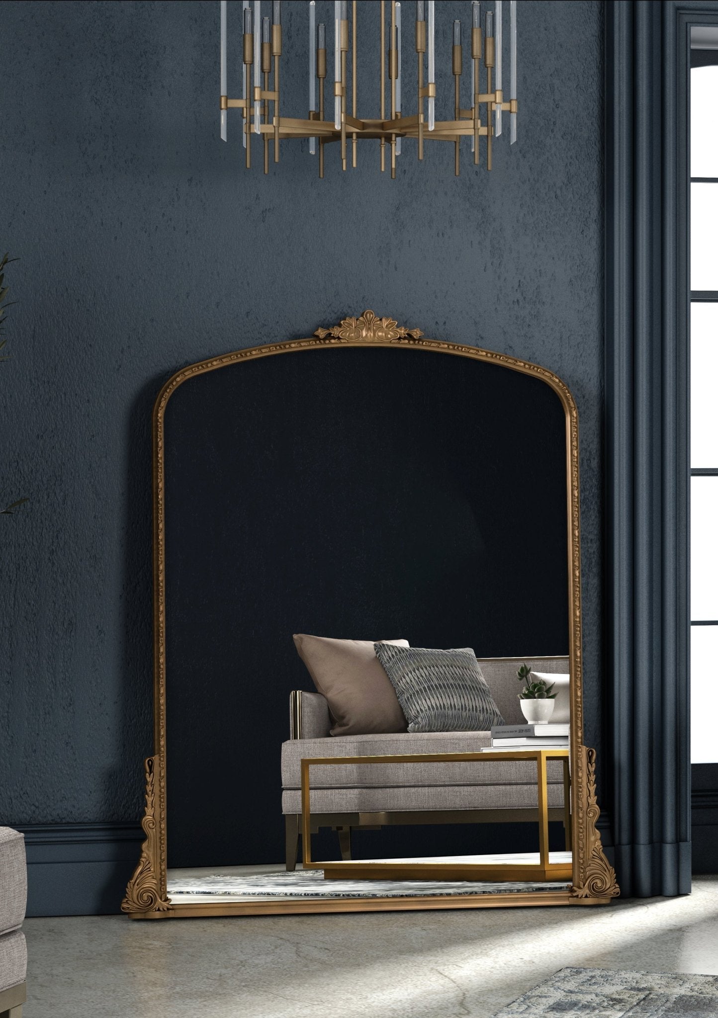 Erised 32" Black Mirror Mirrors| Roots Furniture
