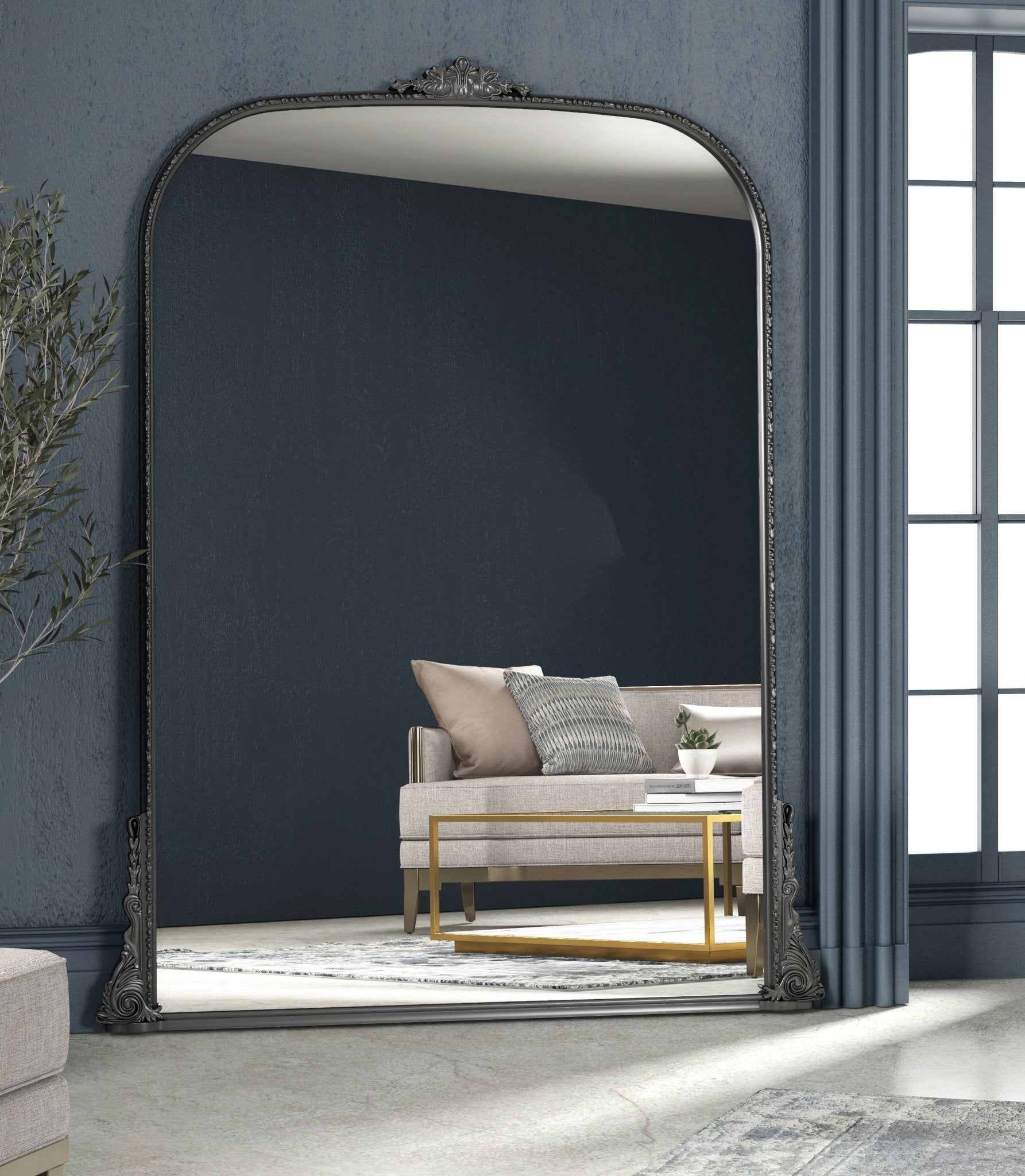 Erised 32" Black Mirror Mirrors| Roots Furniture