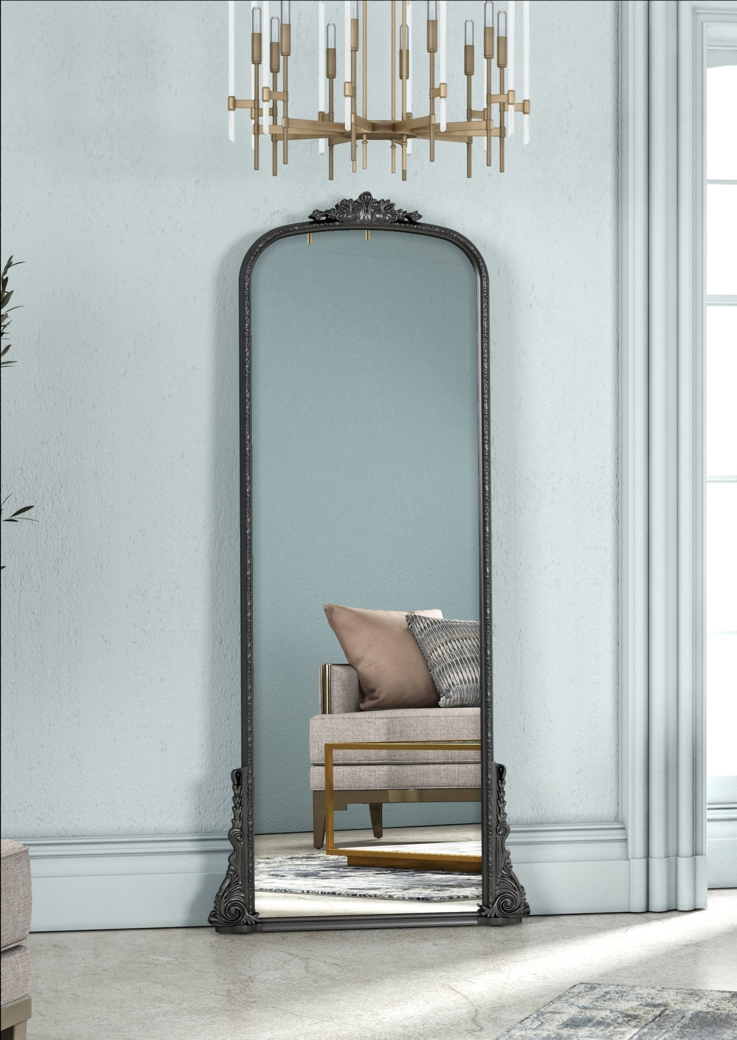 Erised 32" Black Mirror Mirrors| Roots Furniture